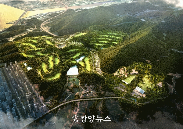 구봉산 관광단지 조감도(광양시 제공)